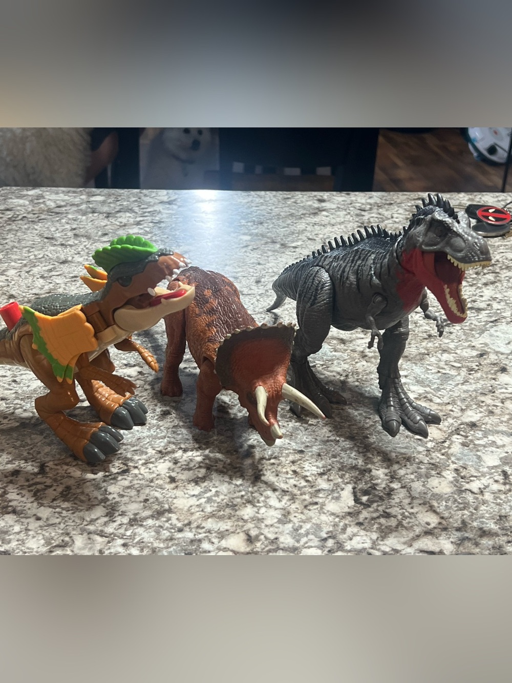 Jurassic Park Figure Set - Brown, Gray & Orange Toy Pack